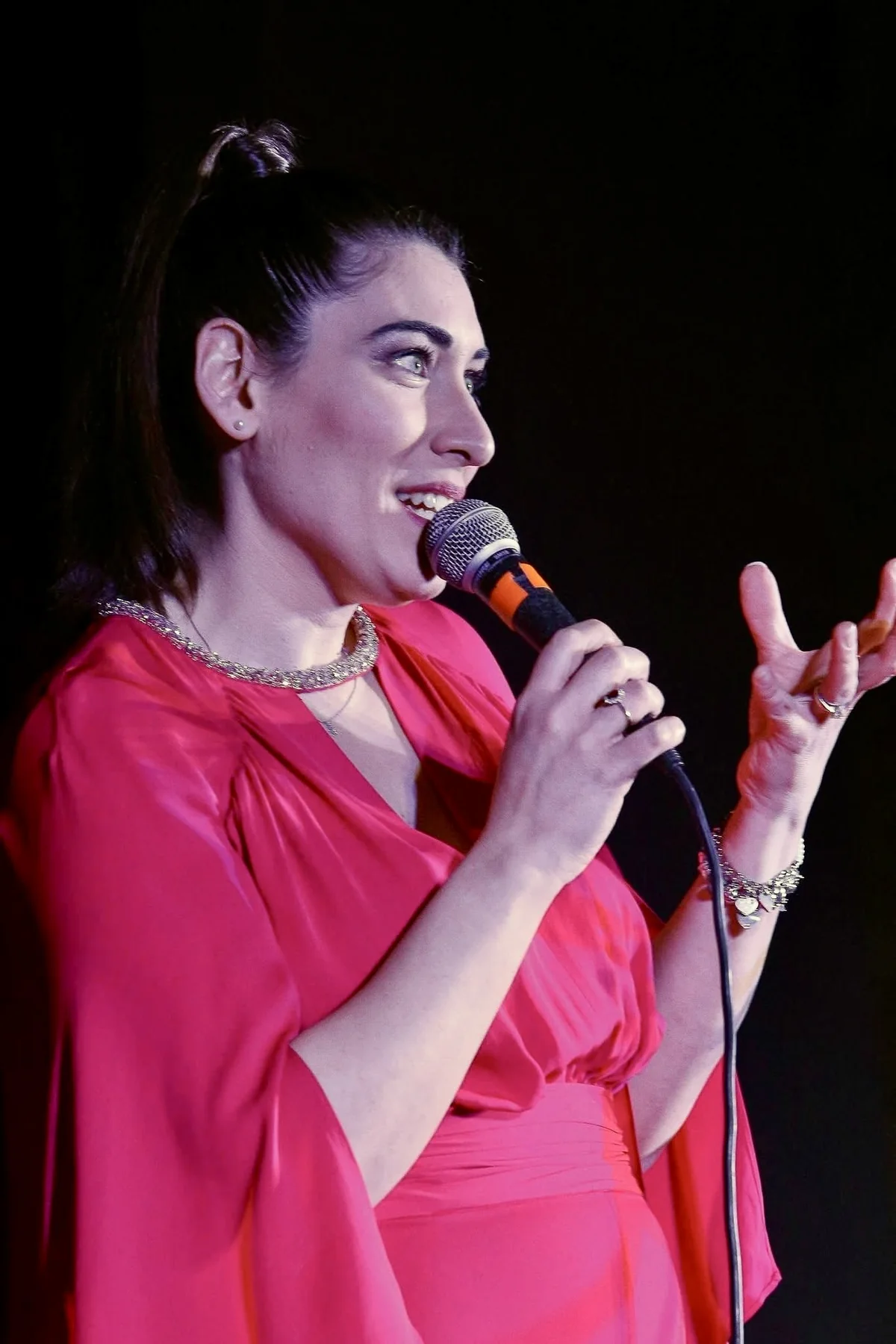 Cantante in scena